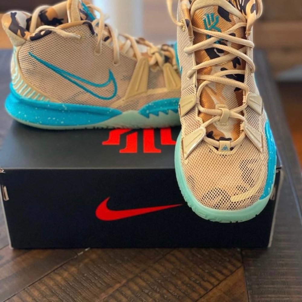 Nike Kyrie VII GS Ripple Grain Aquamarine - Youth 6.5